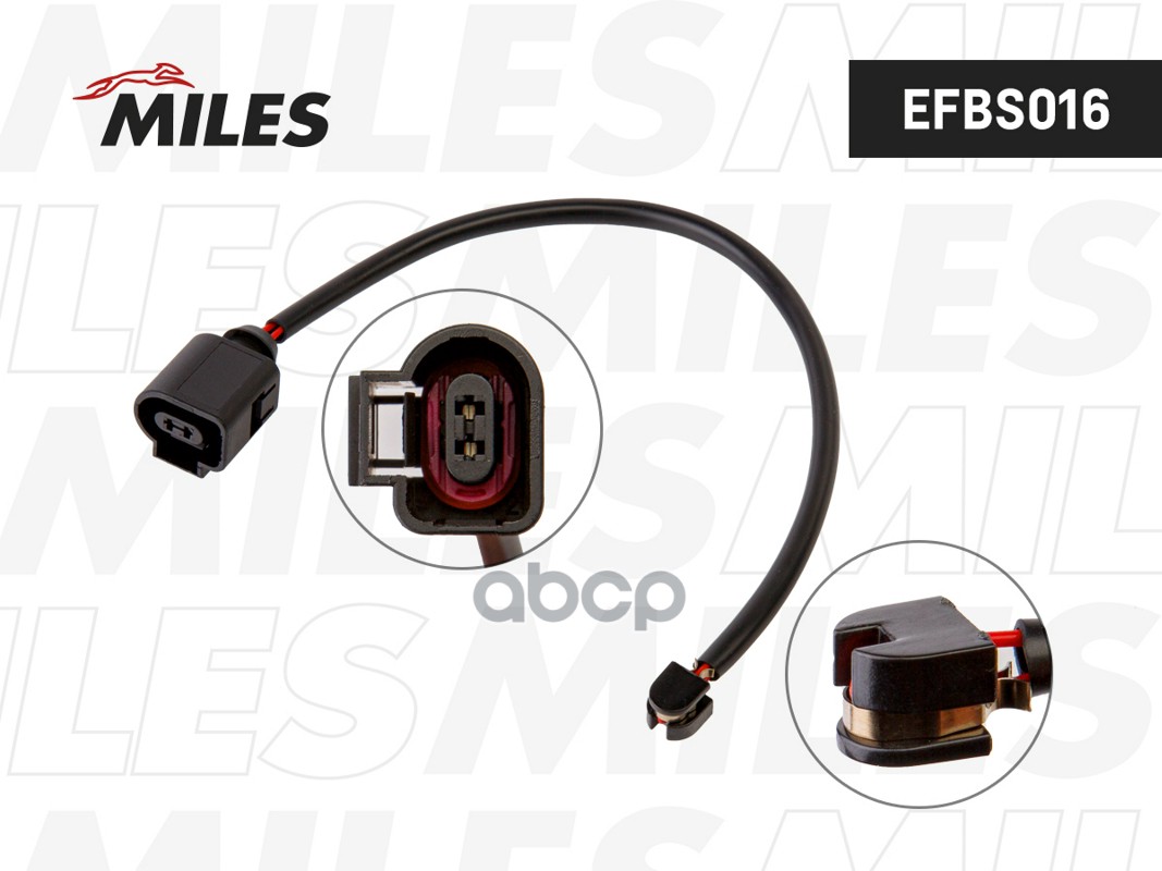 Датчик износа торм.колодок VW TOUAREG 10- пер. EFBS016 Miles арт. EFBS016
