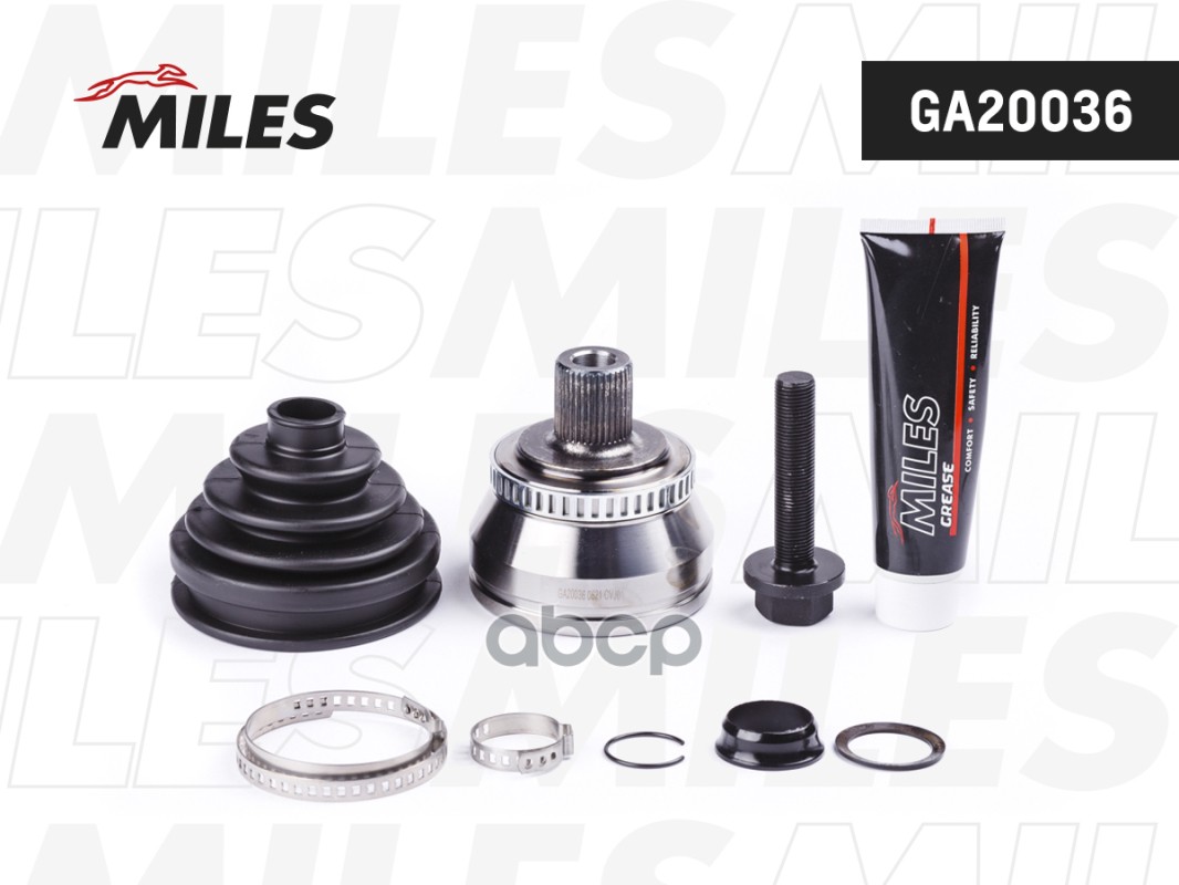 ШРУС наружный AUDI A4/A6/A8/VW PASSAT/SKODA SUPERB 1.9TDI-2.8 94-05 (GKN 301961) GA20036 Miles арт. GA20036