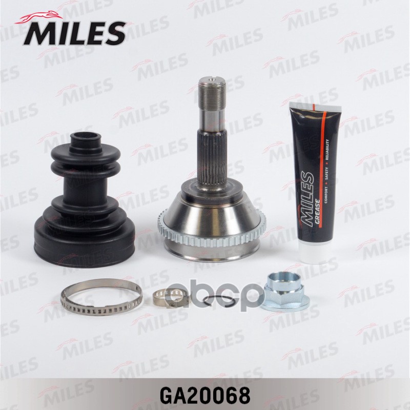 ШРУС наружный CITROEN JUMPER/FIAT DUCATO/PEUGEOT BOXER 1.9D2.8D 94 (с ABS) (GKN 303098) GA20068 Miles арт. GA20068
