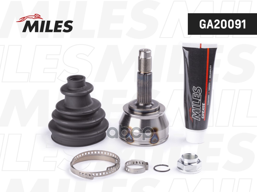 ШРУС наружный FIAT DOBLO 1.2-1.9D 01- (GKN 303914) GA20091 Miles арт. GA20091
