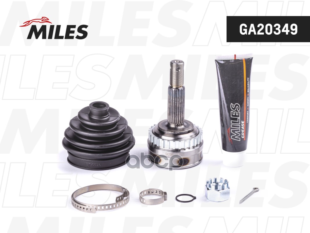 ШРУС наружный OPEL ASTRA/VECTRA 1.4-1.7D 91-02 (с ABS) (GKN 302861) GA20349 Miles арт. GA20349