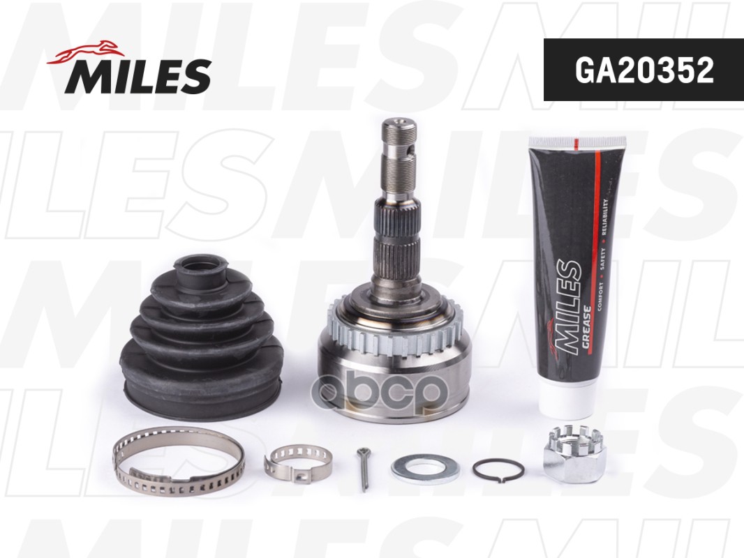 ШРУС наружный OPEL ASTRA/VECTRA/ZAFIRA 1.8-2.5 95-05 (с ABS) (GKN 302863) GA20352 Miles арт. GA20352