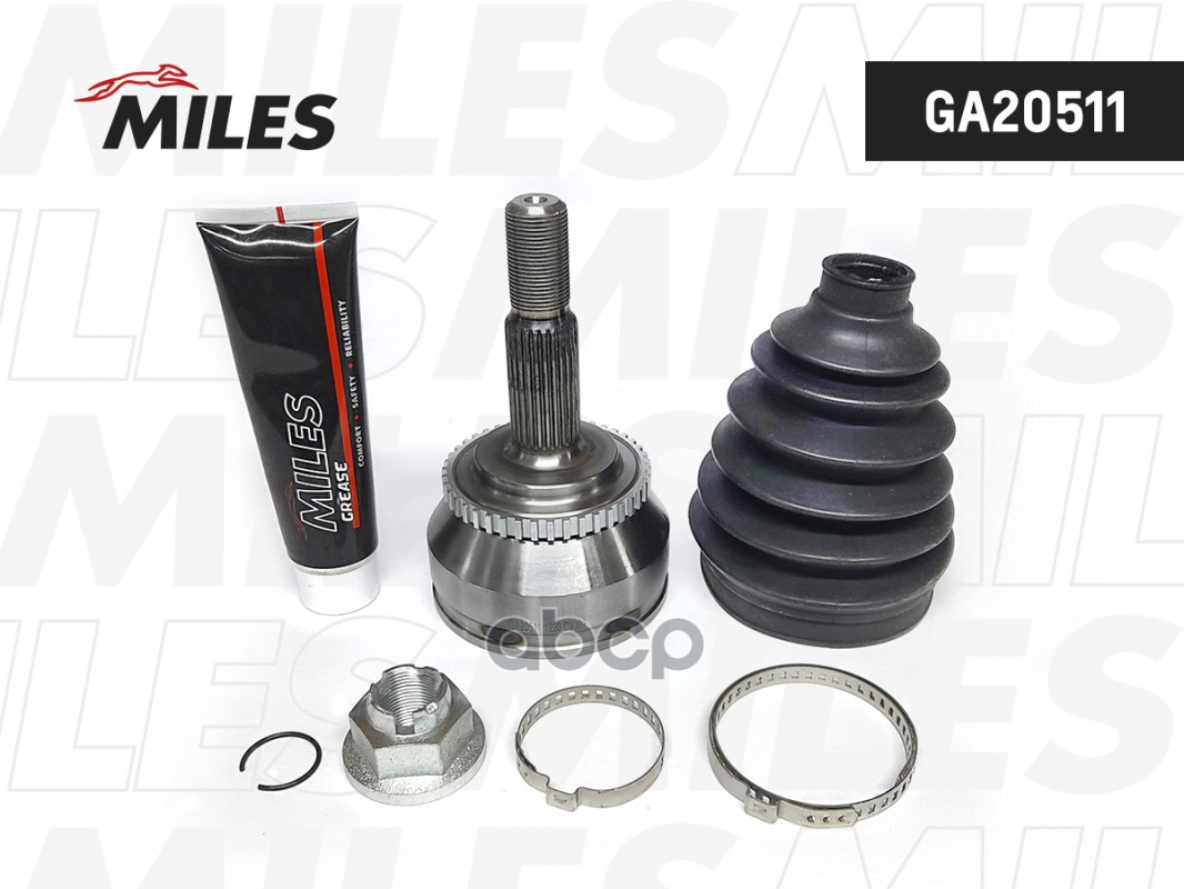 ШРУС наружный VOLVO S40/V40 1.9D/2.0 97-04 (с ABS) (GKN 303423) GA20511 Miles арт. GA20511