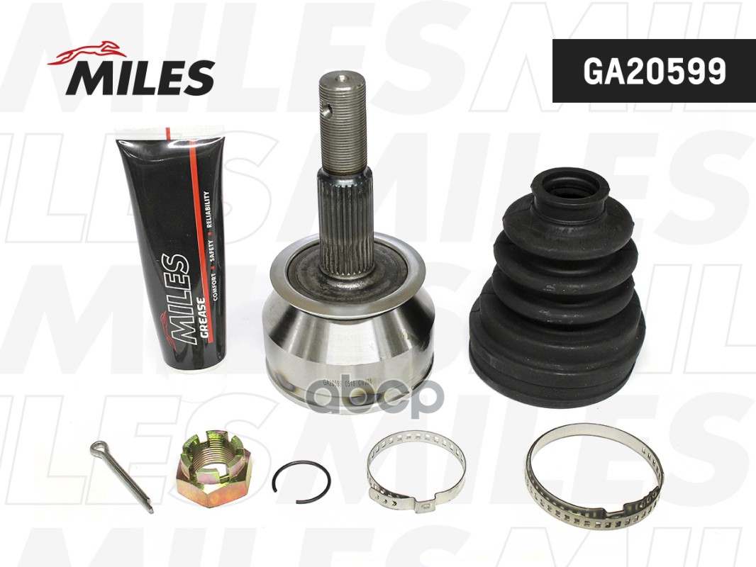 ШРУС наружный передний NISSAN PATHFINDER R51M/NAVARA D40M 2.5DCI 05- AWD MT (GKN 304890) GA20599 Miles арт. GA20599