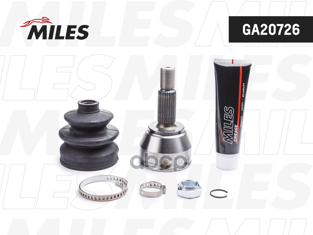 ШРУС наружный FORD FOCUS III/B-MAX/FIESTA V-VI 1.0-1.6TI 01- (GSP 818222) GA20726 Miles арт. GA20726