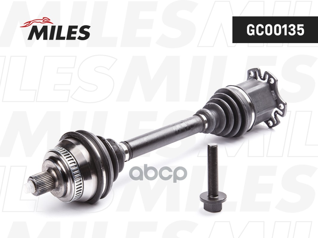 Привод в сборе левый/правый VW SHARAN/FORD GALAXY/SEAT ALHAMBRA 1.8-2.8 97-06 (GKN 303922) GC00135 Miles арт. GC00135