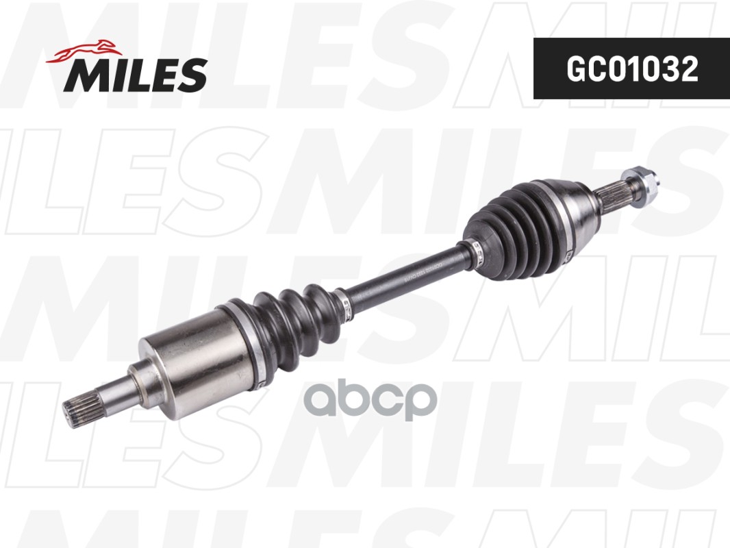 Привод в сборе левый CITROEN BERLINGO/PEUGEOT PARTNER 1.1-1.6 96- (GKN 302918) GC01032 Miles арт. GC01032