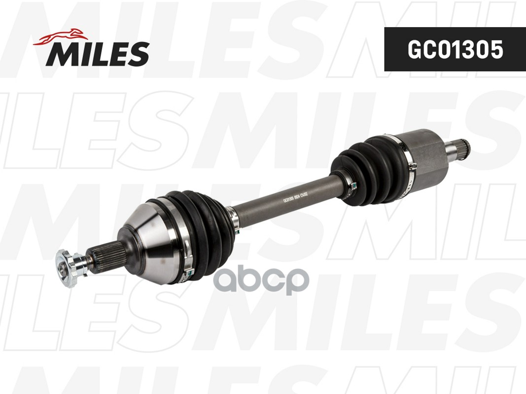 Привод левый в сборе VW Polo Sedan / Skoda Rapid (NH3) 1.6 (90-110 лс) АТ  GC01305 Miles арт. GC01305