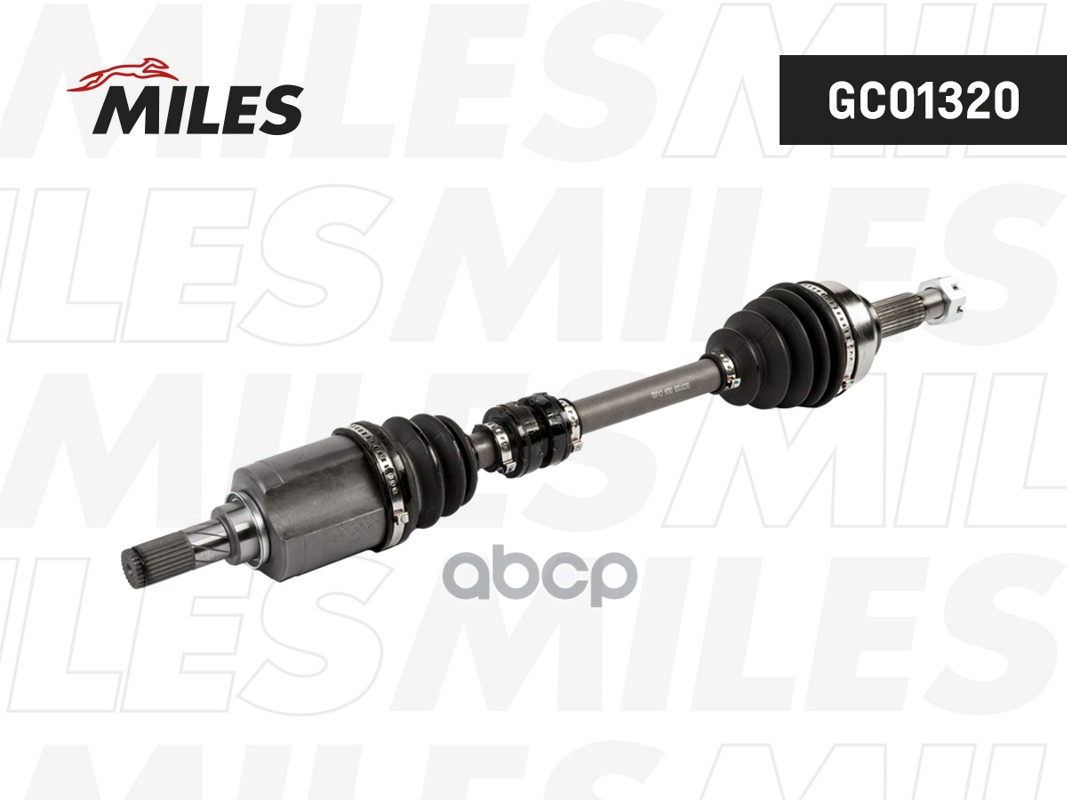 Привод в сборе NISSAN QASHQAI I (J10) 06- лев. 1.6i MT 2WD  GC01320 Miles арт. GC01320