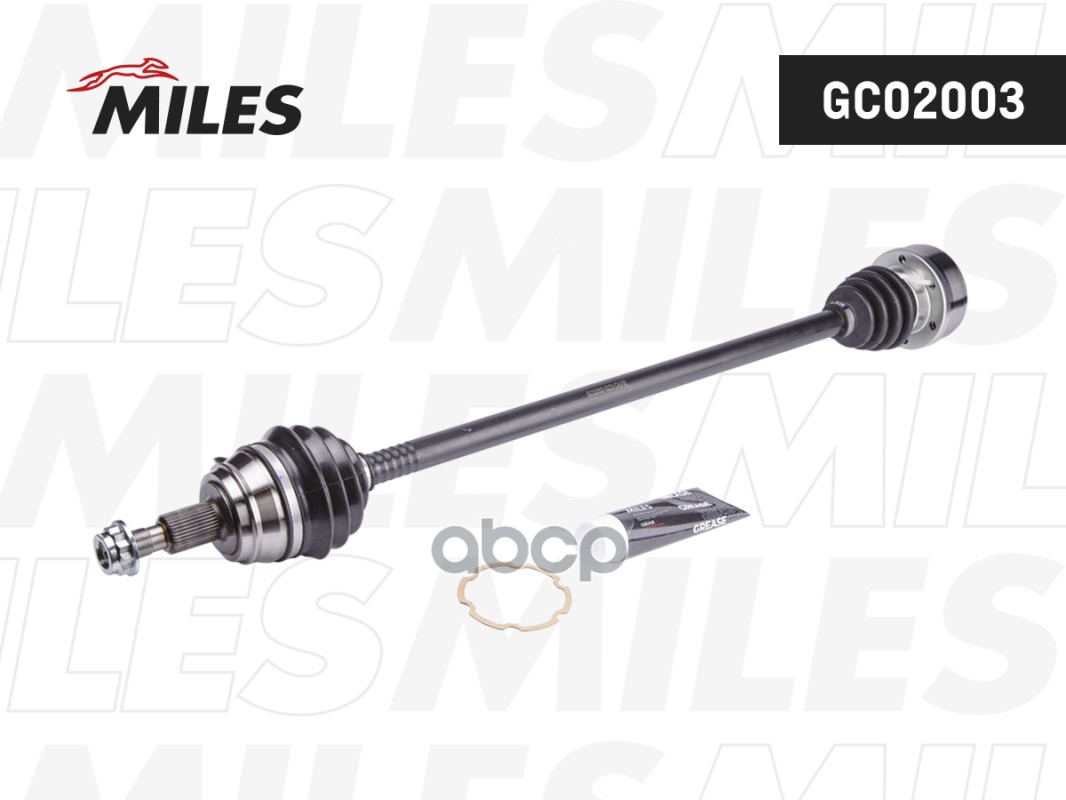 Привод в сборе правый AUDI A3/SKODA OCTAVIA/VW GOLF 1.4-1.9 96- (GKN 303154) GC02003 Miles арт. GC02003
