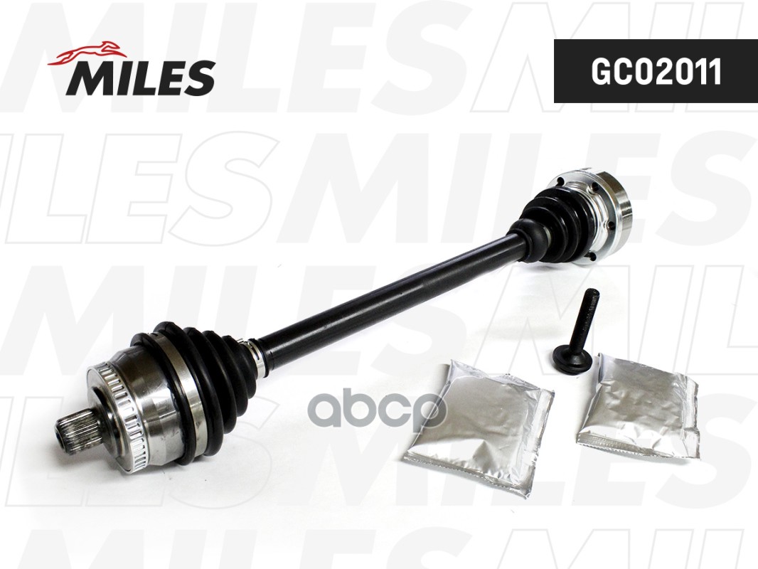 Привод в сборе правый AUDI A4/VW PASSAT 1.8-2.0 95-01 (ABS) (GKN 301222) GC02011 Miles арт. GC02011