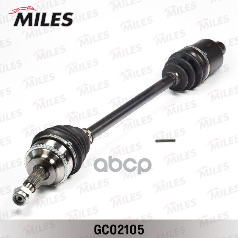 Привод в сборе правый RENAULT CLIO II/KANGOO 1.5D 01-09 (GKN 304972) GC02105 Miles арт. GC02105