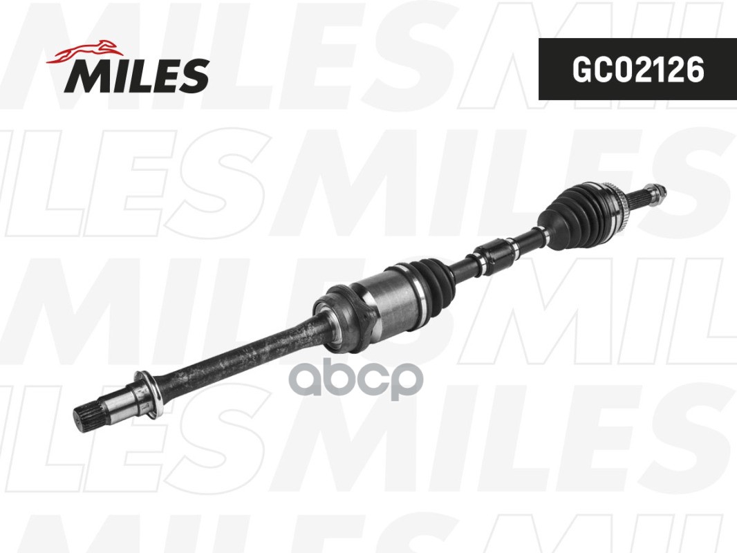 Привод в сборе правый TOYOTA AVENSIS 2.0D 03- (ABS) GC02126 Miles арт. GC02126