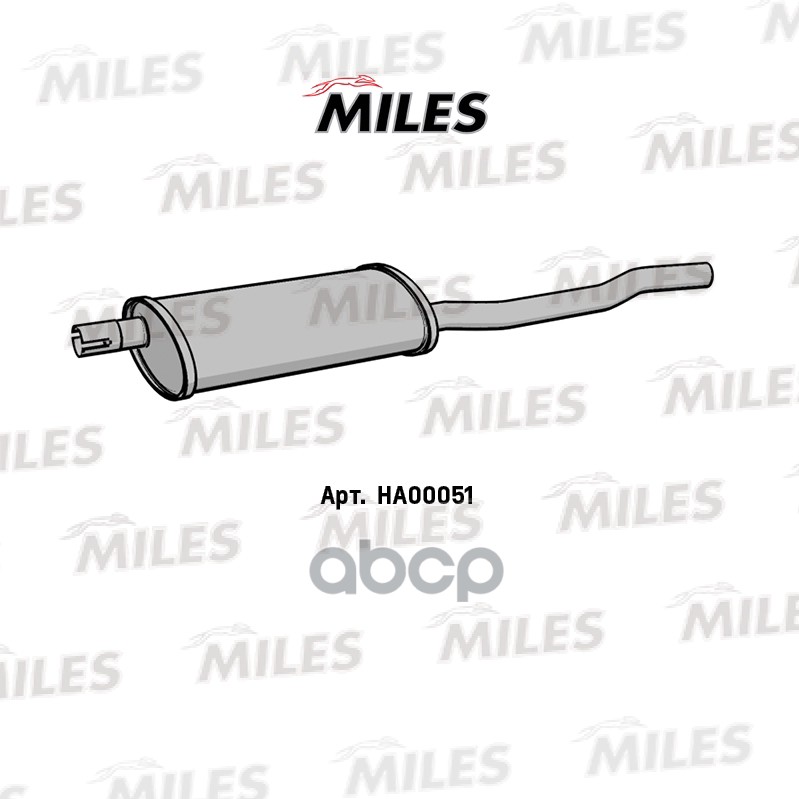 Глушитель Daewoo Nexia 1.5-1.8 95-99 Miles арт. ha00051