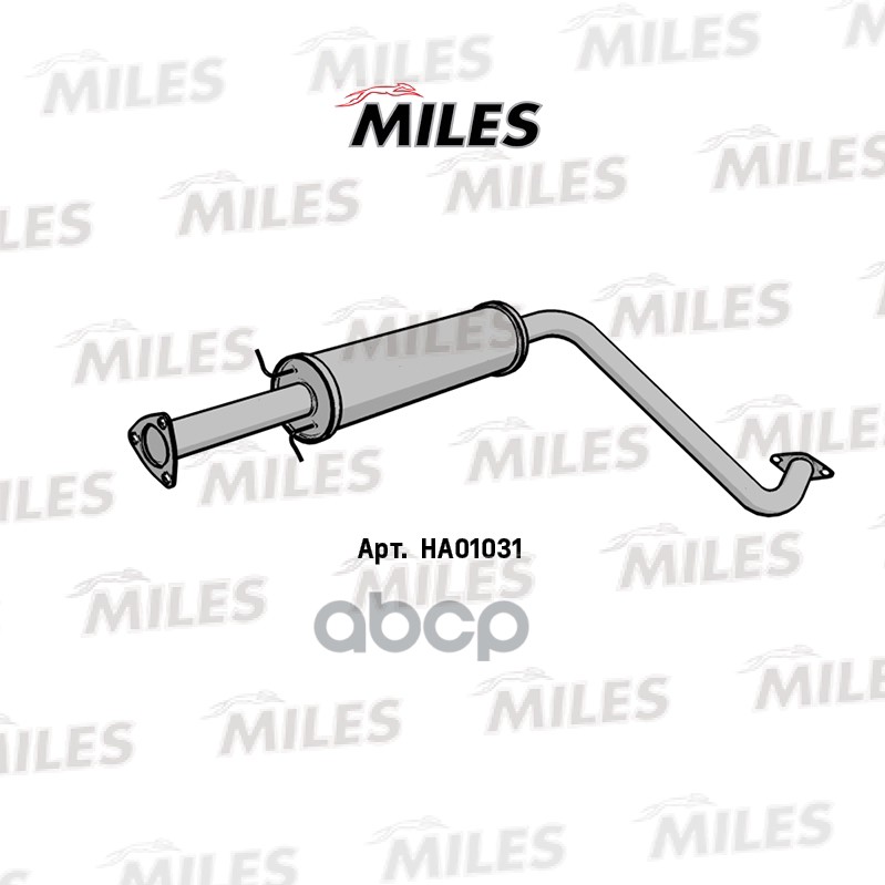 Резонатор Chevrolet Lanos 97- (Короткий) Miles арт. ha01031