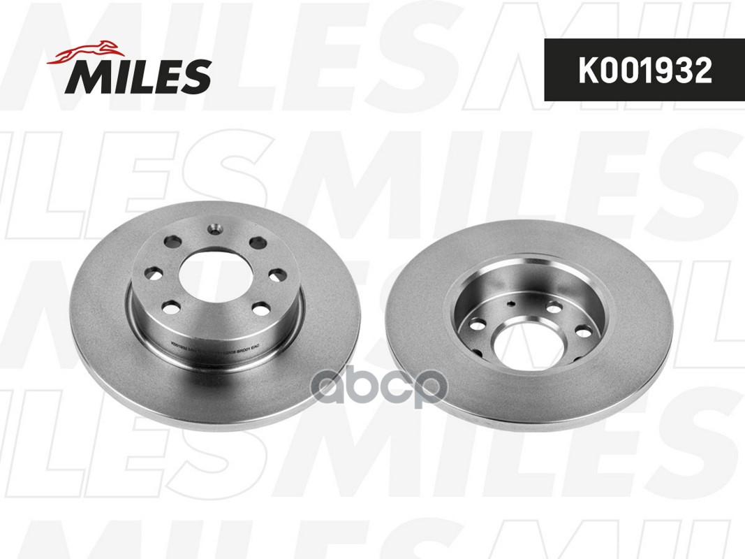 Диск тормозной OPEL CORSA C 1.0-1.2 00- передний не вент. D 240мм. Miles арт. k001932