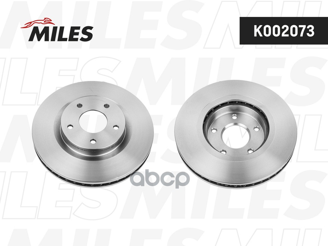 Диск тормозной NISSAN QASHQAI 07-/X-TRAIL 07-/RENAULT KOLEOS 08- передний вент. Miles арт. k002073