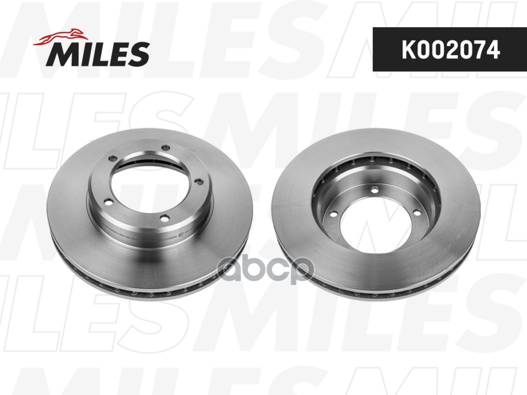 Диск тормозной TOYOTA LAND CRUISER J100 4.2D/4.7 98-07 передний вент.  K002074 Miles арт. K002074