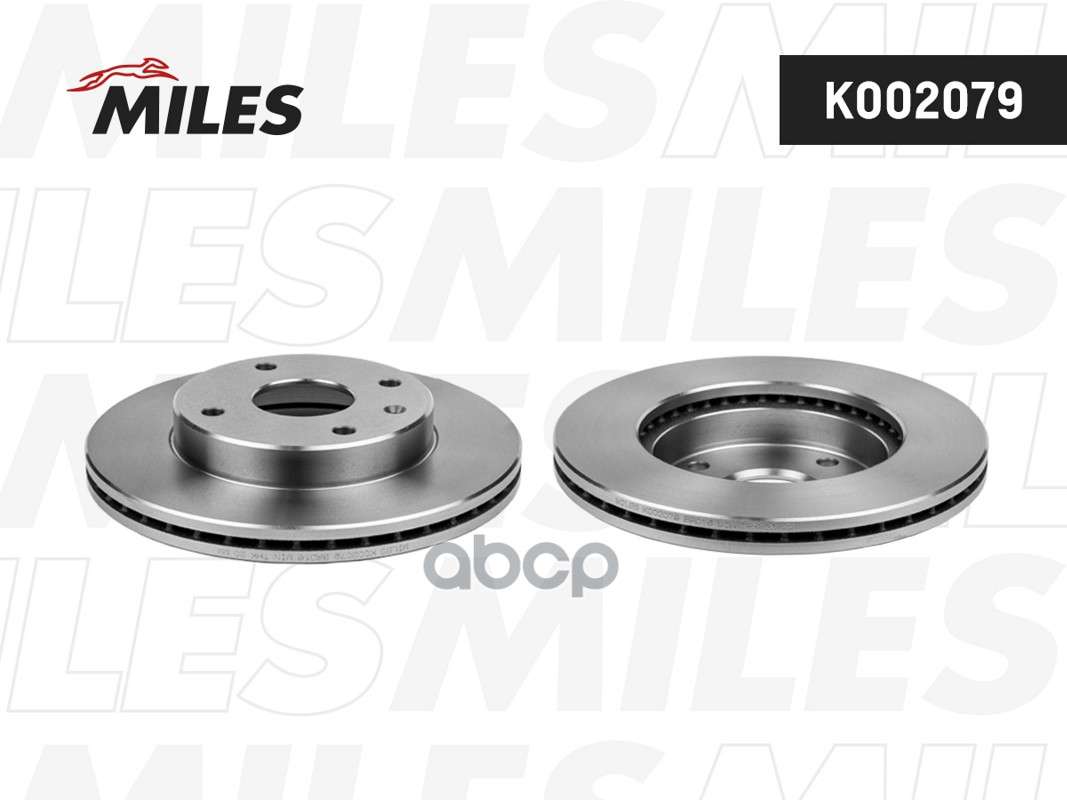 Диск тормозной CHERY FORA 06-/TAGAZ VORTEX ESTINA 08- передний вент.D 258мм. Miles арт. k002079