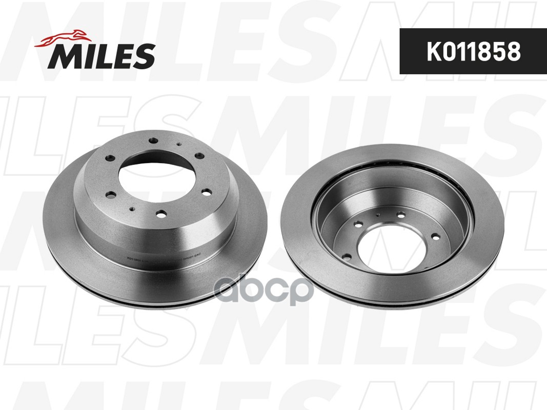 Диск тормозной GREAT WALL HOVER - задний K011858 Miles арт. K011858