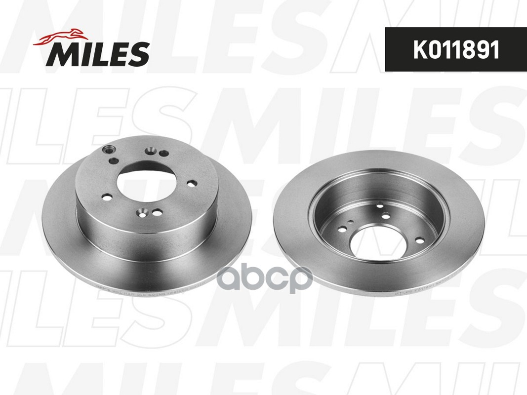 Диск тормозной KIA CARENS II/III 1.6-2.0 02- задний D 275мм. K011891 Miles арт. K011891