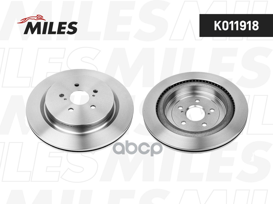Диск тормозной LEXUS RX 15- задний D 338мм K011918 Miles арт. K011918
