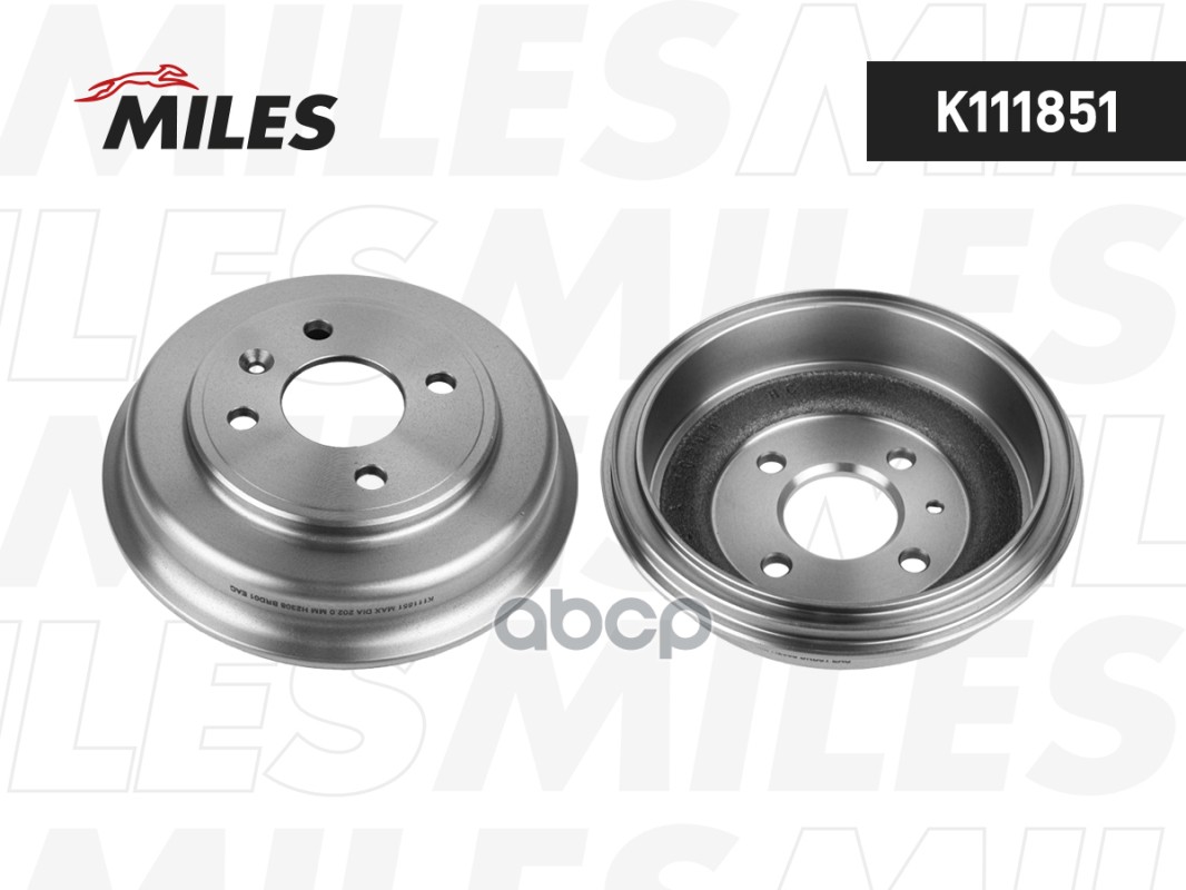 Барабан тормозной CHEVROLET AVEO 11- Miles арт. k111851