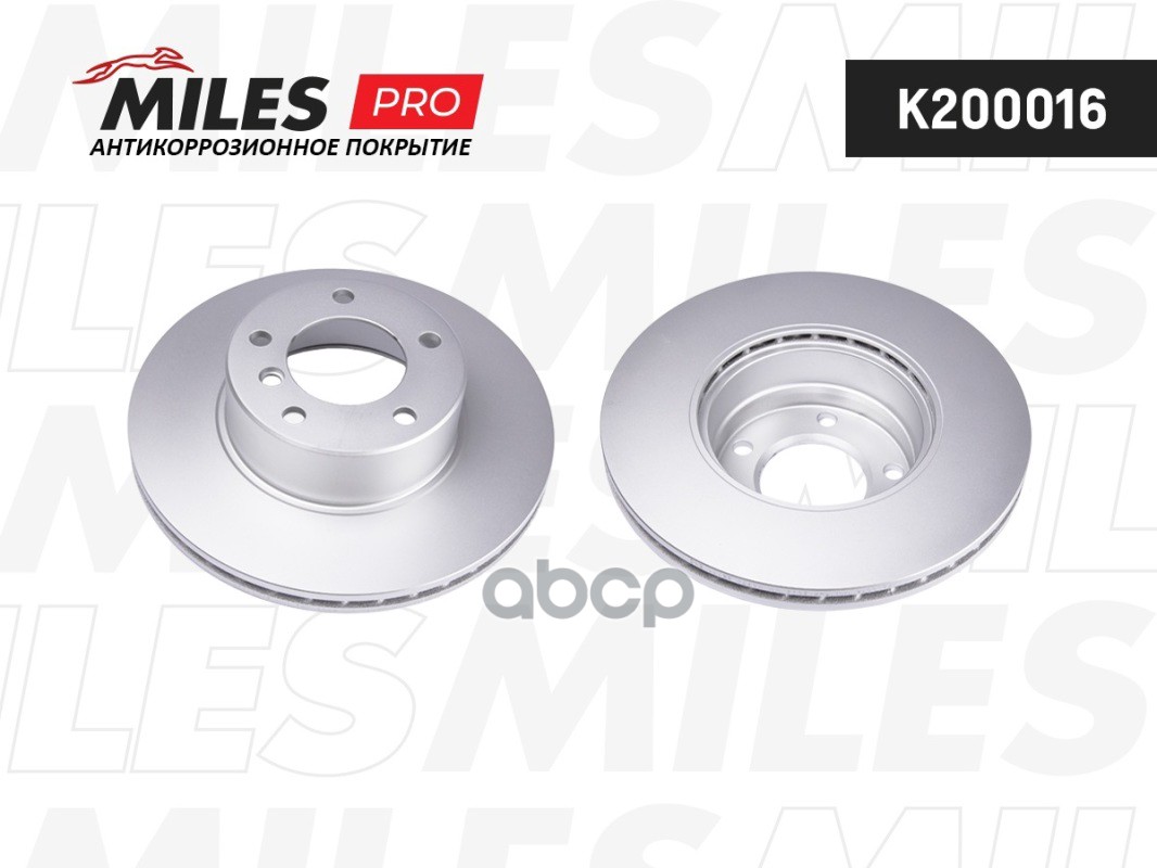Диск тормозной BMW E39 520-535 95-04 передний вентилируемый Miles арт. k200016