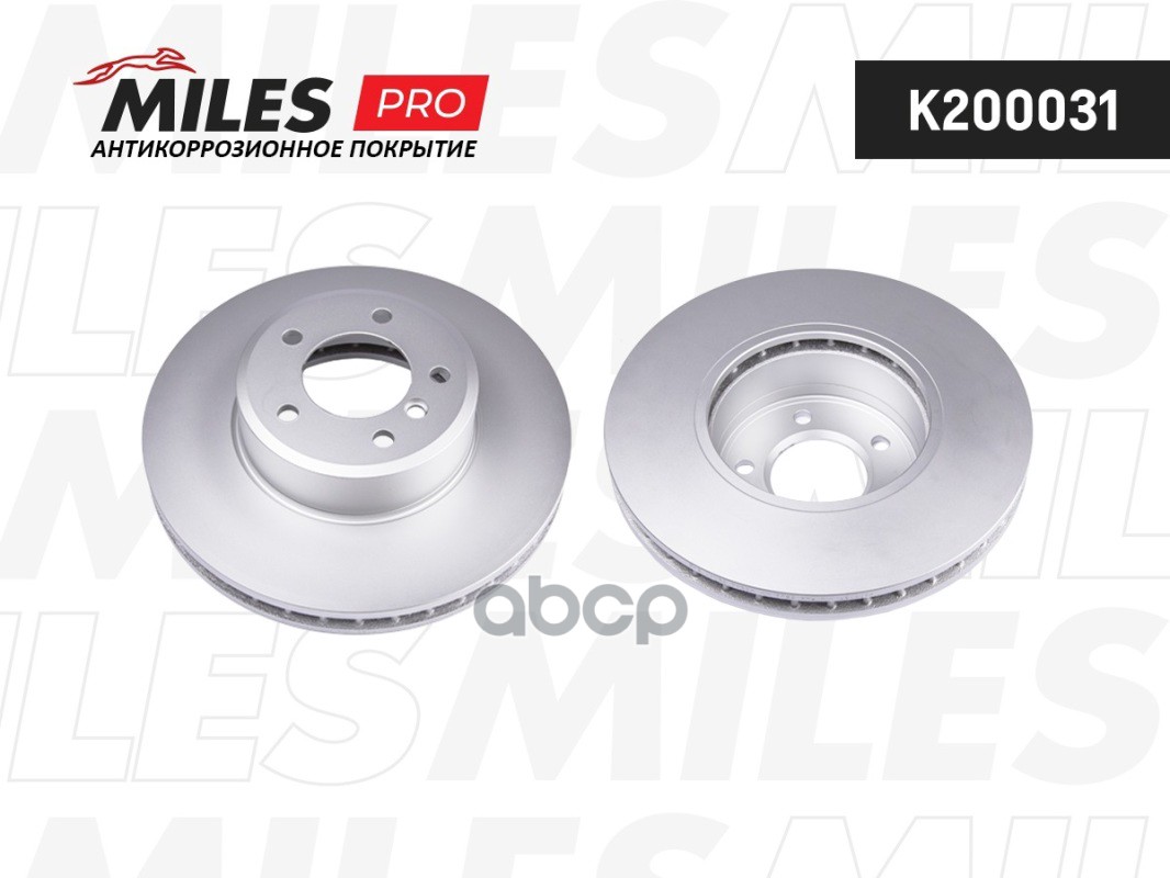 Р”РёСЃРє С‚РѕСЂРјРѕР·РЅРѕР№ BMW E60/61 2.0-3.0 03- РїРµСЂРµРґРЅРёР№ РІРµРЅС‚. Miles арт. k200031