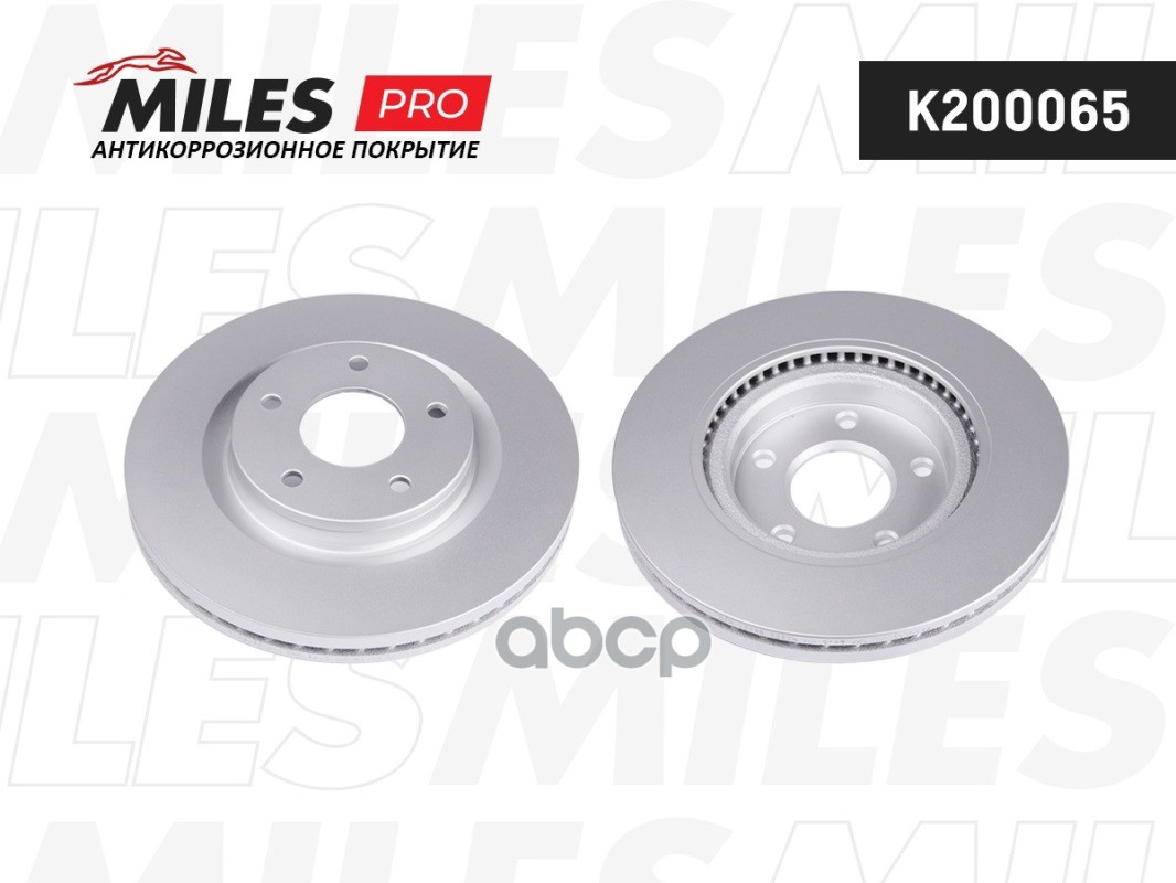 Диск тормозной NISSAN QASHQAI 07-/X-TRAIL 07-/RENAULT KOLEOS 08- передний вент. Miles арт. k200065