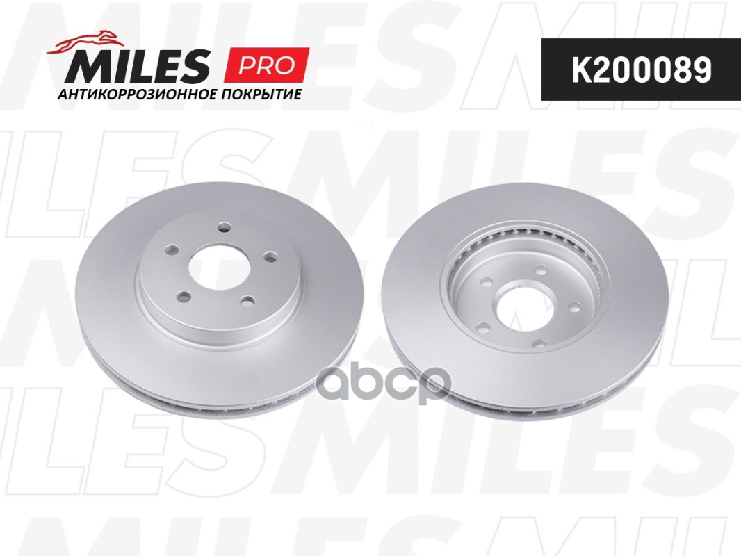 Диск тормозной (серия PRO с антикоррозионным покрытием) FORD MONDEO III 00/JAGUAR X-TYPE 01 передний вент.  K200089 Miles арт...
