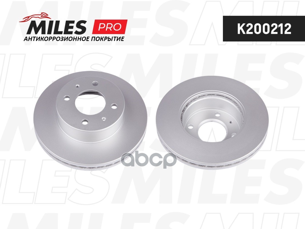Диск тормозной HYUNDAI ACCENT (LC) 00-06 передний вент. Miles арт. k200212