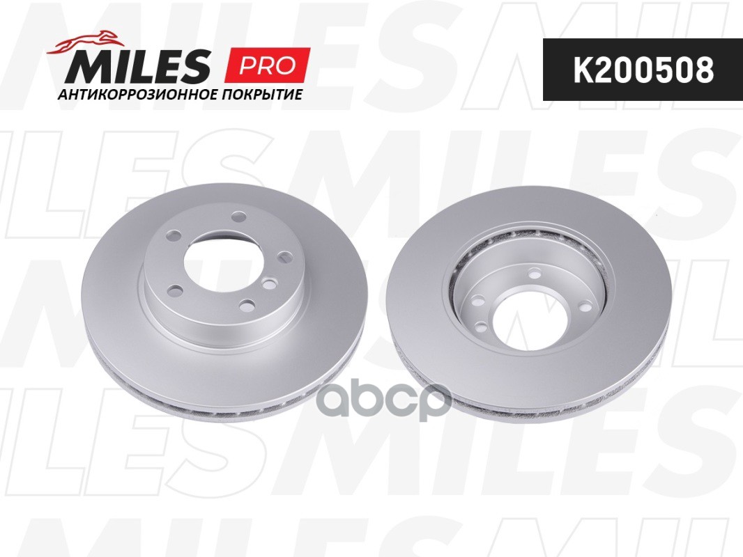 Диск тормозной (серия PRO с антикоррозионным покрытием) BMW E36 318-328 90-98/E46 316-323 98-05 передний D286мм.  K200508 Mil...