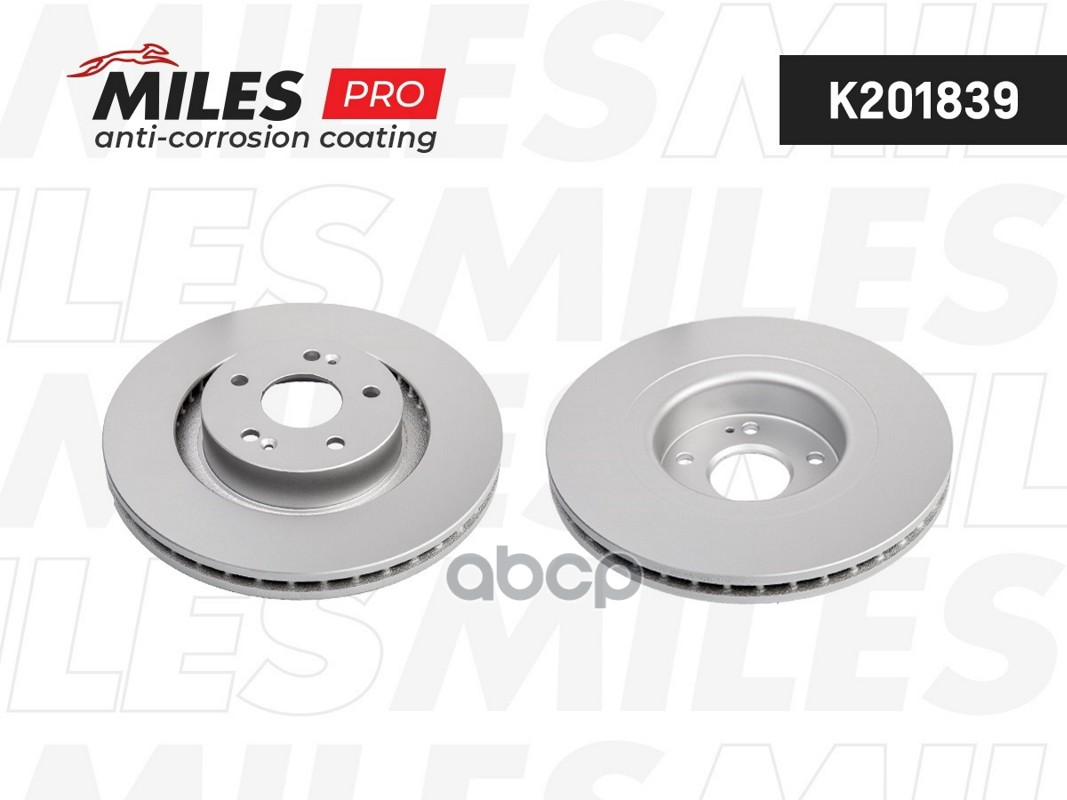 Диск тормозной (серия PRO с антикоррозионным покрытием) CHERY TIGGO 7/7PRO/8/8 PRO/EXEED LX/OMODA C5 - передний4  K201839 Mil...