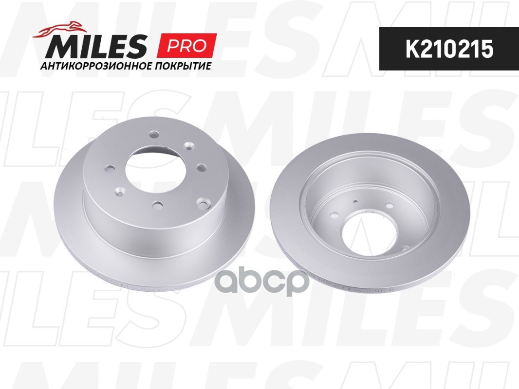 Диск тормозной HYUNDAI MATRIX 01-/SONATA 98-/KIA MAGENTIS 01- задний D=262мм. (с антикоррозионным по Miles арт. K210215