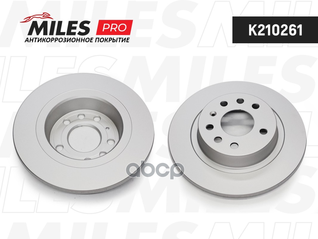 Диск тормозной (серия PRO с антикоррозионным покрытием) OPEL SIGNUM 03-/VECTRA 02-/SAAB 9-3 02- задний  K210261 Miles арт. K2...