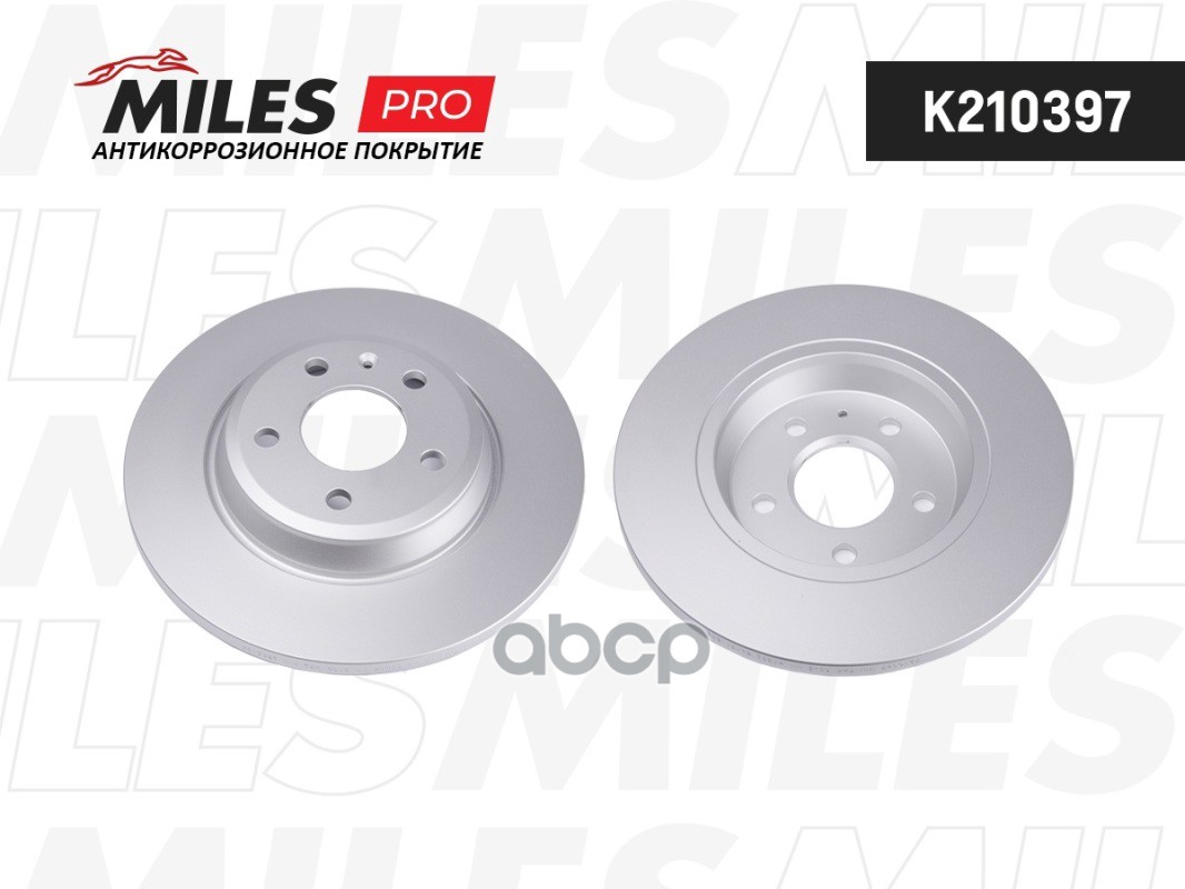 Диск тормозной AUDI A4/A5/A6/A7/Q5 задний вент.D=300мм. Miles арт. k210397