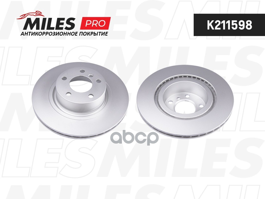 Диск тормозной BMW X3 F25 10- задний вент.D=330мм Miles арт. k211598