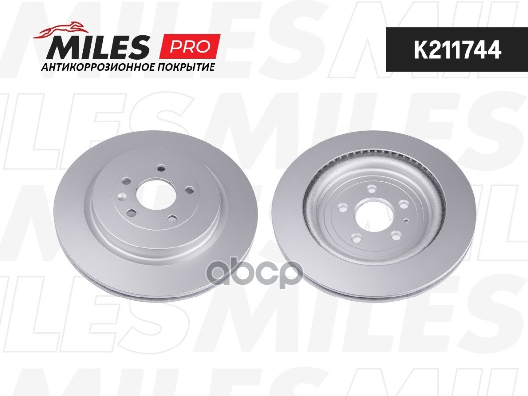 Диск тормозной (серия PRO с антикоррозионным покрытием) FORD EXPLORER 11/2013- задний вент.D303мм.  K211744 Miles арт. K211744