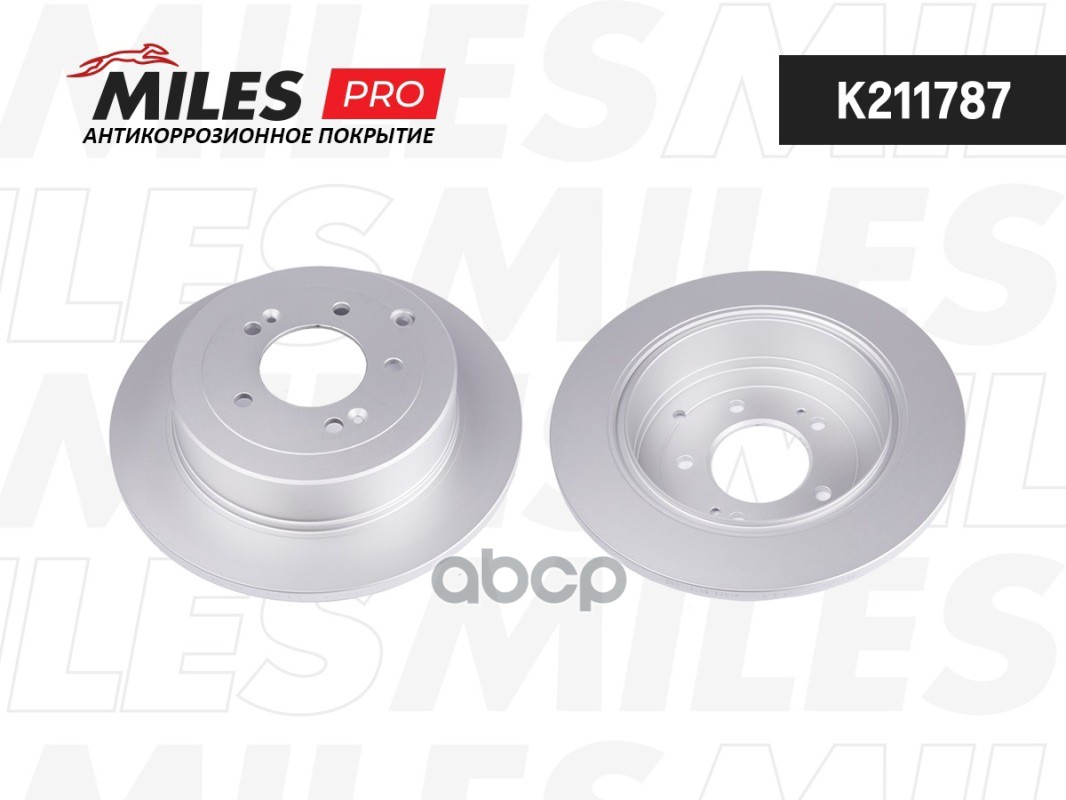 Диск тормозной (серия PRO с антикоррозионным покрытием) KIA SPORTAGE/HYUNDAI TUCSON 15- задн.  K211787 Miles арт. K211787