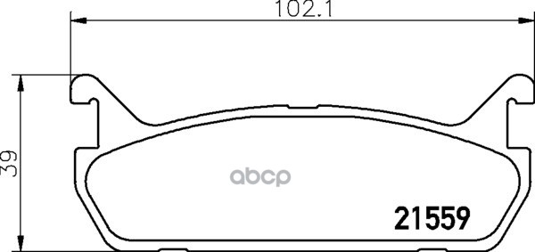 Колодки Торм.зад. Mazda 323 (Bg), Suzuki Baleno Mintex арт. MDB1414