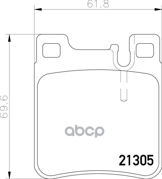 Колодки Тормозные Дисковые Задн. Crossfire Crossfire Roadster Stufenheck (W124) Saloon (W124) C-Clas Mintex арт. mdb1627