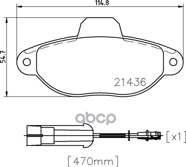 Колодки Тормозные Дисковые Передн. 500 500 (312) Punto (176) Punto Cabriolet (176C) Punto Convertibl Mintex арт. mdb1666