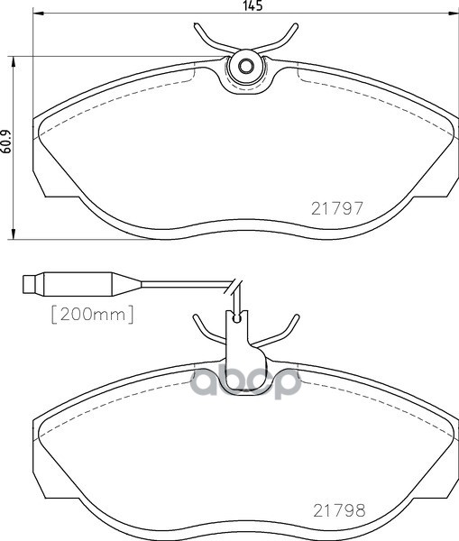 Колодки Тормозные Дисковые Передн. Jumper Bus (230P) Jumper Box (230L) Jumper Kasten (230L) Jumper B Mintex арт. mdb1703