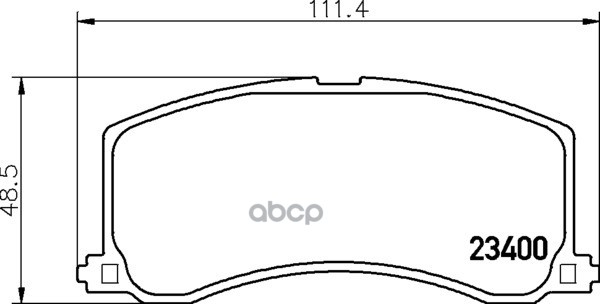 Колодки торм.пер. Suzuki Baleno MDB1740 Mintex арт. MDB1740