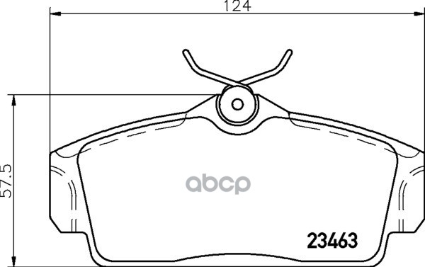 Колодки тормозные дисковые к-т 4 шт. MDB1818 Mintex арт. MDB1818