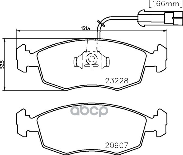 Колодки Тормозные Дисковые Передн. Palio (178Bx) Palio Weekend (178Dx) Mintex арт. mdb1948