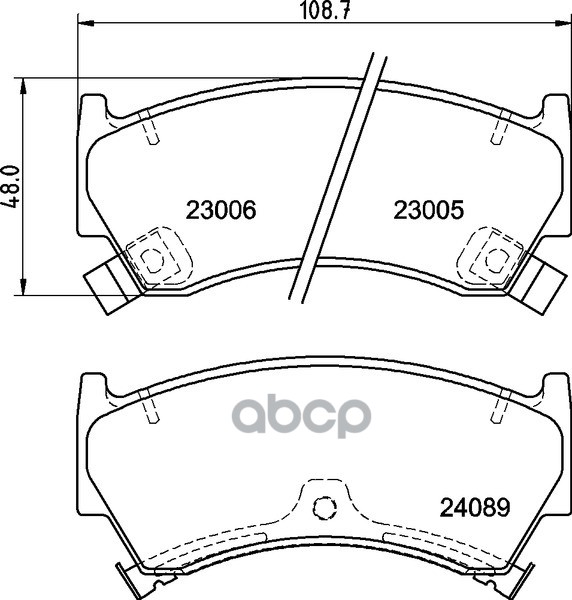Колодки торм.пер. Nissan Almera Mintex арт. MDB2144