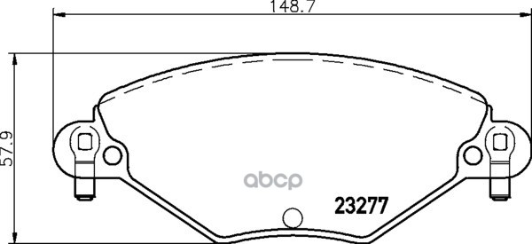 Колодки Тормозные Дисковые Передн. C5 I (Dc_) C5 I Estate (De_) C5 I Break (De_) C5 Ii (Rc_) C5 Ii B Mintex арт. mdb2187