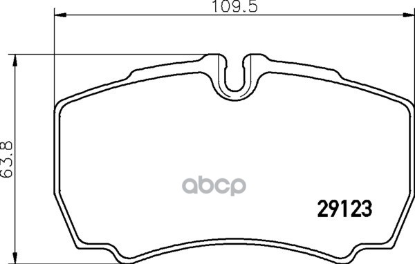 Колодки Тормозные Дисковые Задн. Daily Iii Box Body / Estate Daily Iii Kasten/Kombi Daily Iii Box Bo Mintex арт. mdb2282